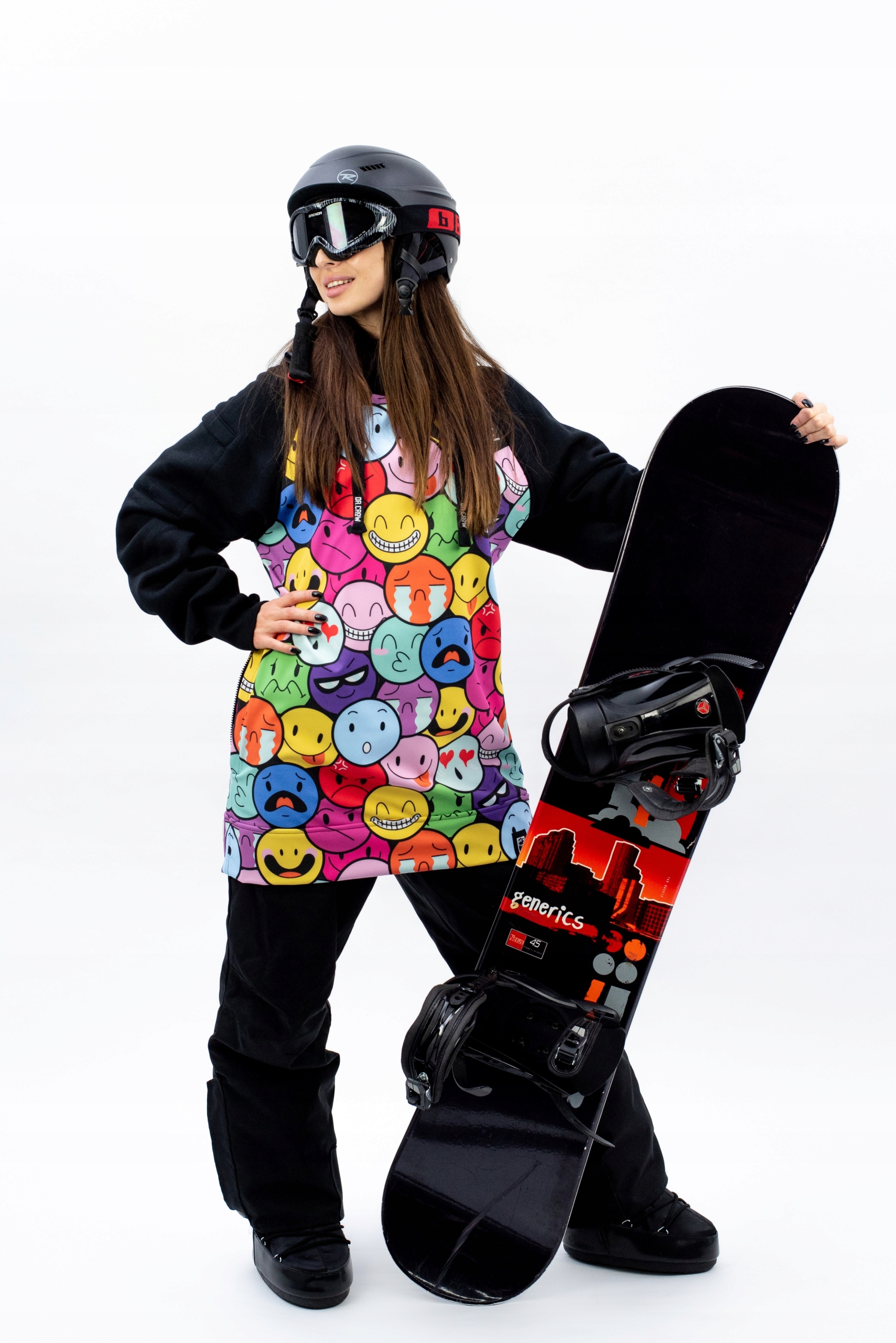 Damska Bluza Snowboardowa Smiles S