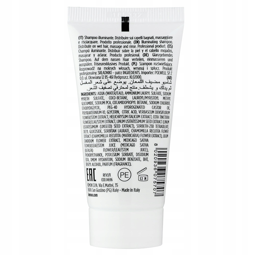 Kemon Liding Color Szampon Ochrona koloru 30ml Pojemność 30 ml