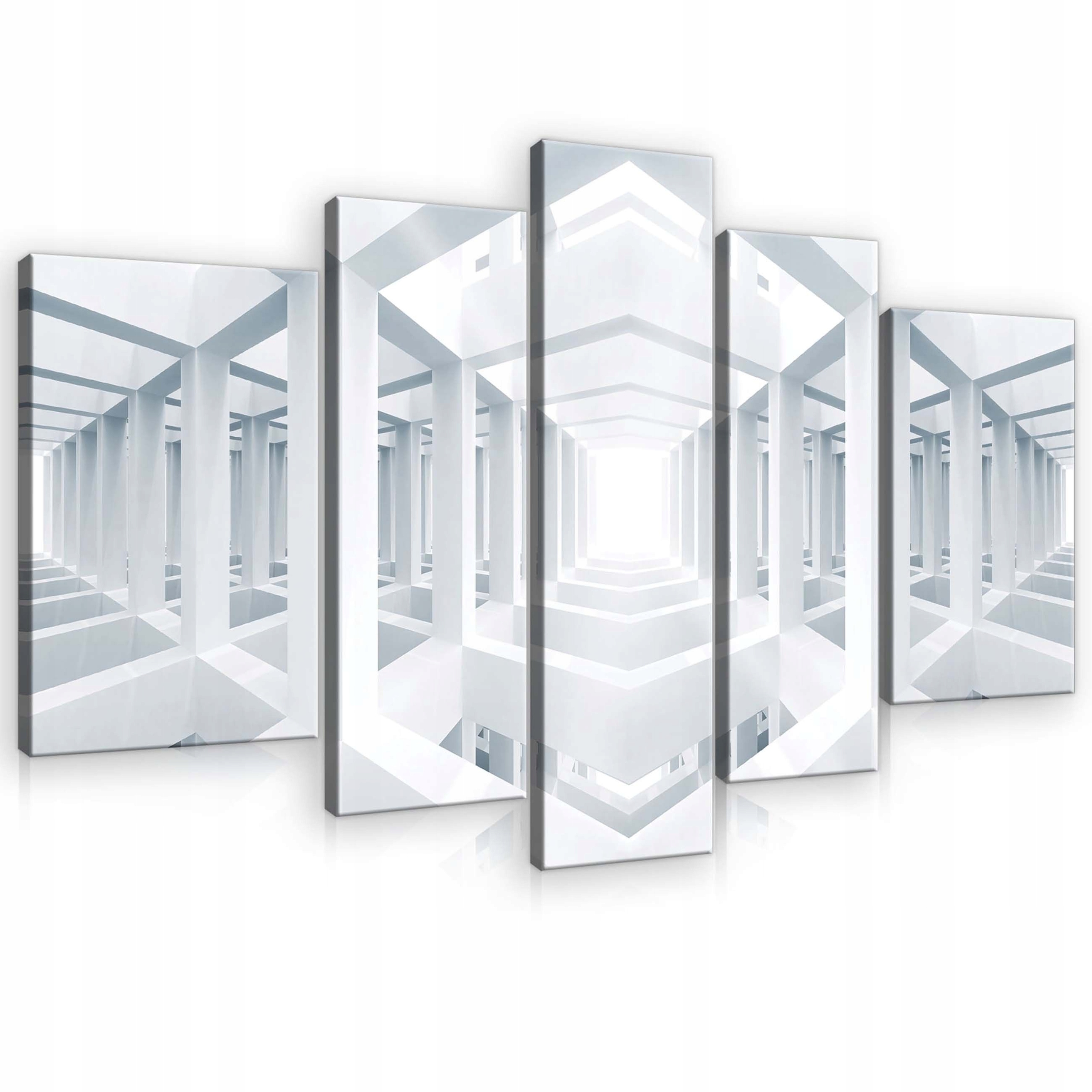 Obraz 170x100 Futurizmus minimalizmus geometria perspektíva tunel architektúra