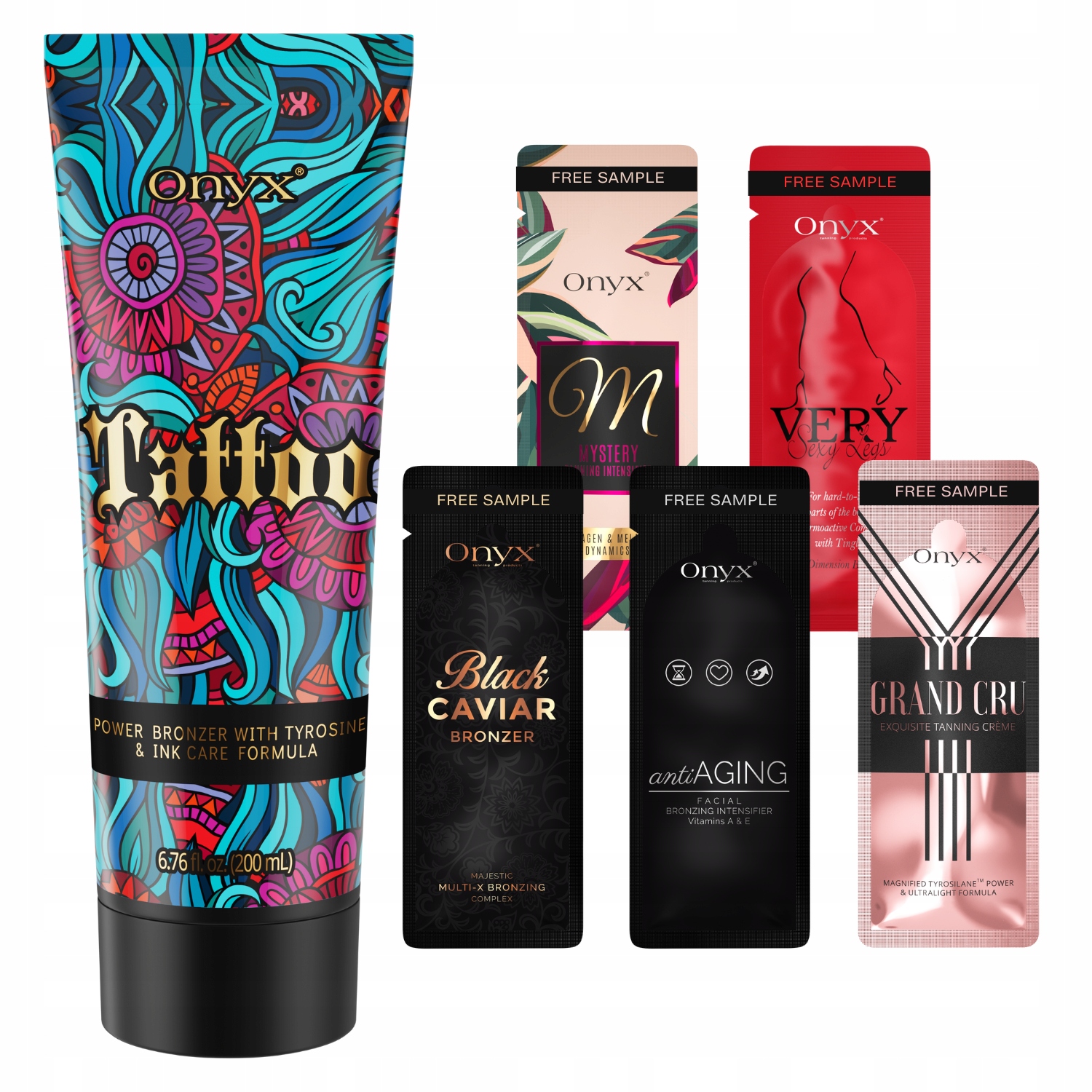 Onyx Tattoo bronzující urychlovač chrání tetování před vyblednutím +dárek