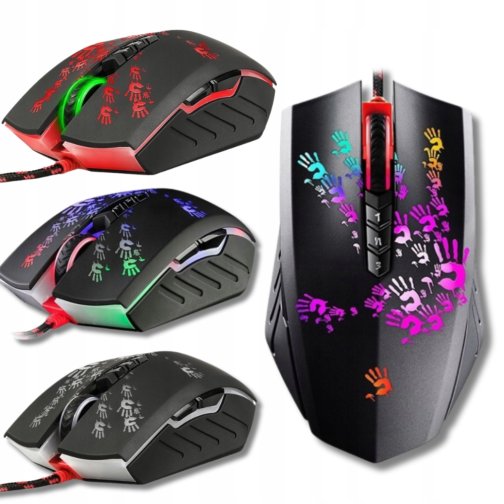 Přesná Myš s drátovou myší Bloody A60 CORE3, CORE4