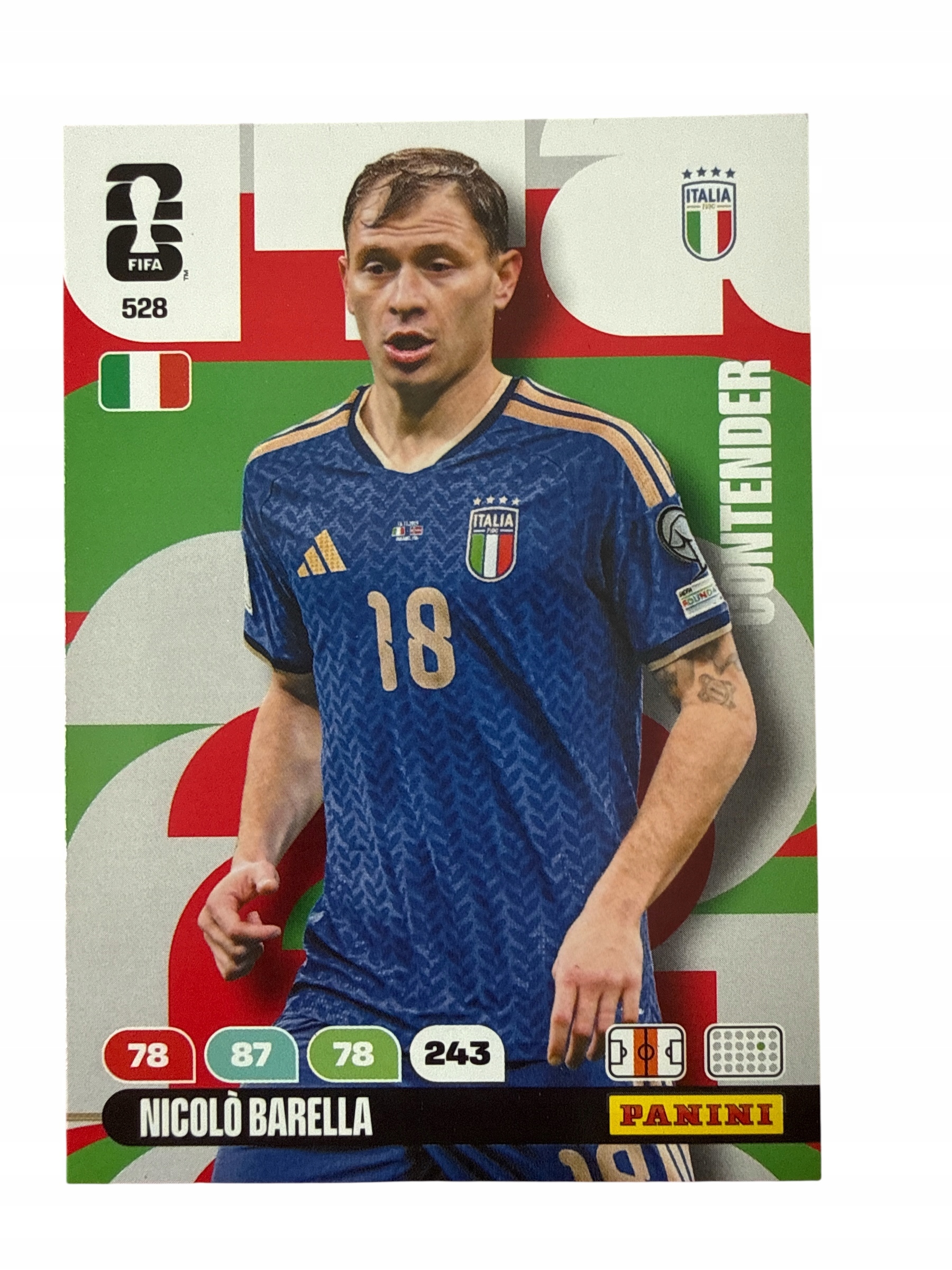 Fifa World Cup America 2026 Panini Contenders 528 Italy Barella
