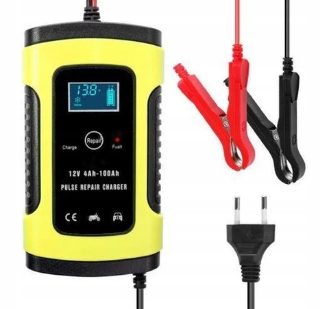 PROSTOWNIK SAMOCHODOWY DO AKUMULATORÓW 12V LCD FUNKCJA NAPRAWY FOXSUR EAN (GTIN) 5904310265164