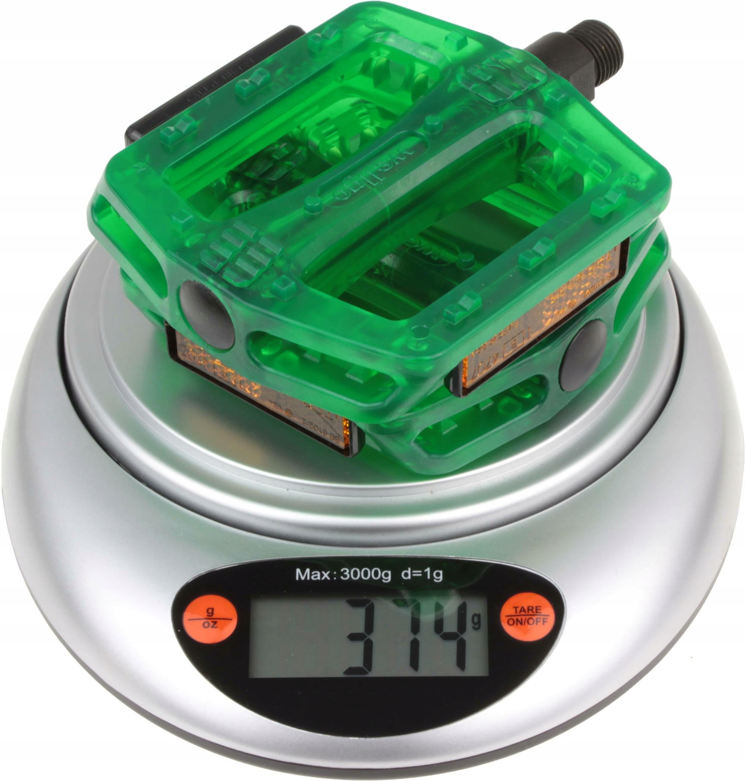 PEDAŁY WELLGO B107P BMX 9/16x20 TRANSP LEMON GREEN Marka Wellgo