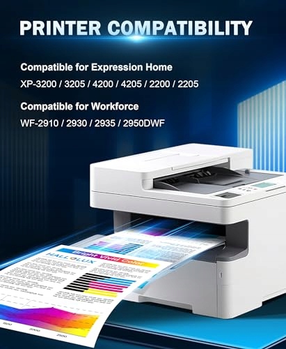 HALLOLUX 604 XL Tusze Kompatybilne Epson XP 2205 3200 4200 WF 2930 10 Sztuk — miniatura 2