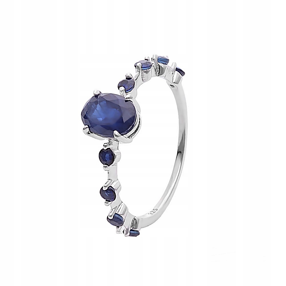 Prstýnek Ag 925 Blue Sapphire NA1723-R-BS-WP vel. 15