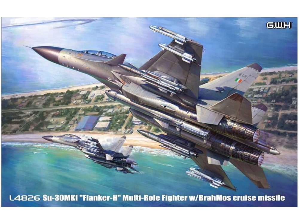 Suchoj letadlo Su-30MKI Flanker-H model L4826 Lion Roar