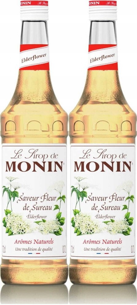 Syrop smakowy Monin Elder Flower 700 ml x2