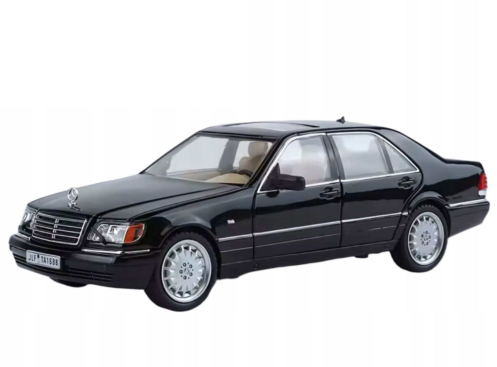 Mercedes Benz W140 320SEL 1:24 Model Auta Světla Zvuk Preznet