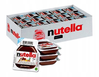 60 x 15 g Nutella Mini Karton na mazání krémů