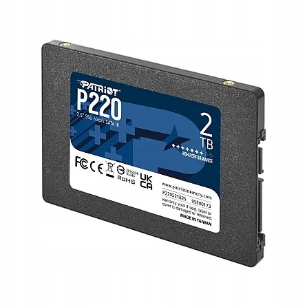 Patriot P220/ 2TB/ Ssd/ 2.5"/ Sata/ 3R P220S2TB25