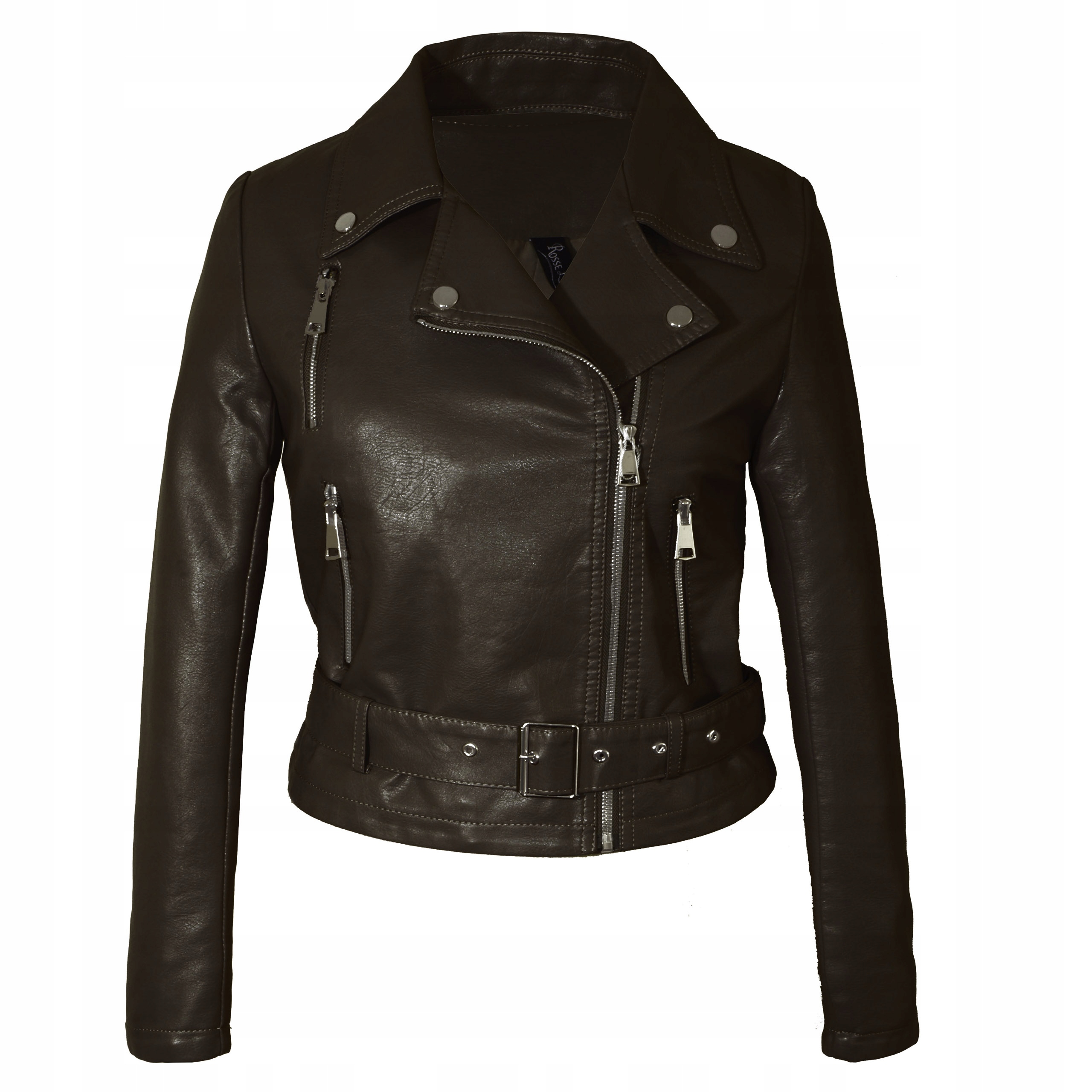 Klasyczna kurtka Ramoneska Krótka eko skóra 2XL 44