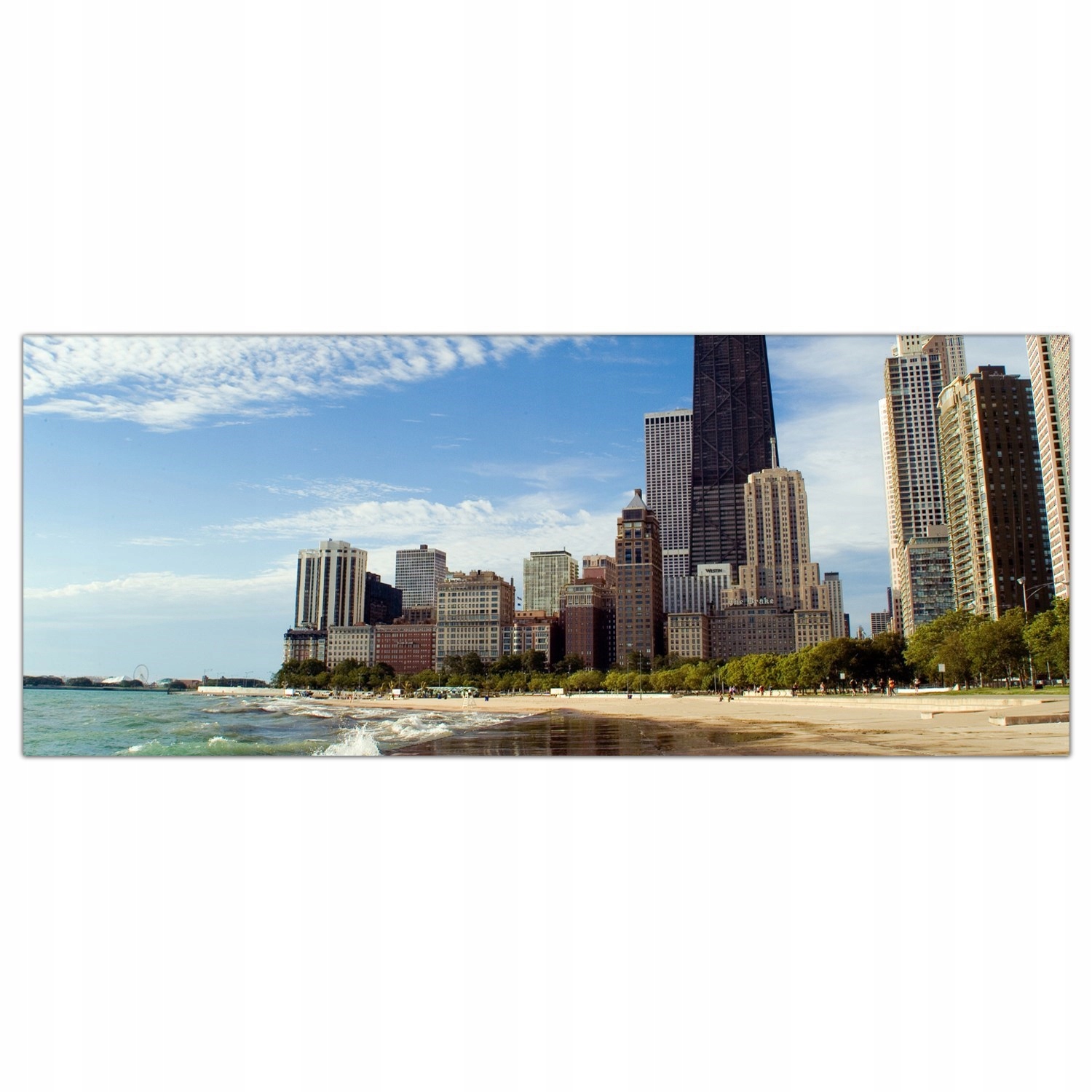 Chicago Mrakodrapy 125 x 50 cm Panely do kuchyně