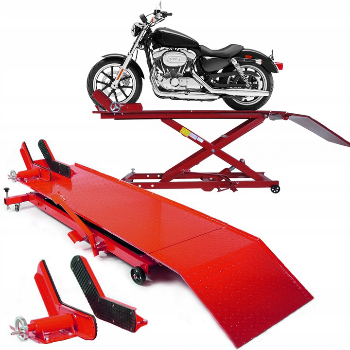 Platformowy podnośnik motocyklowy platforma 450 kg