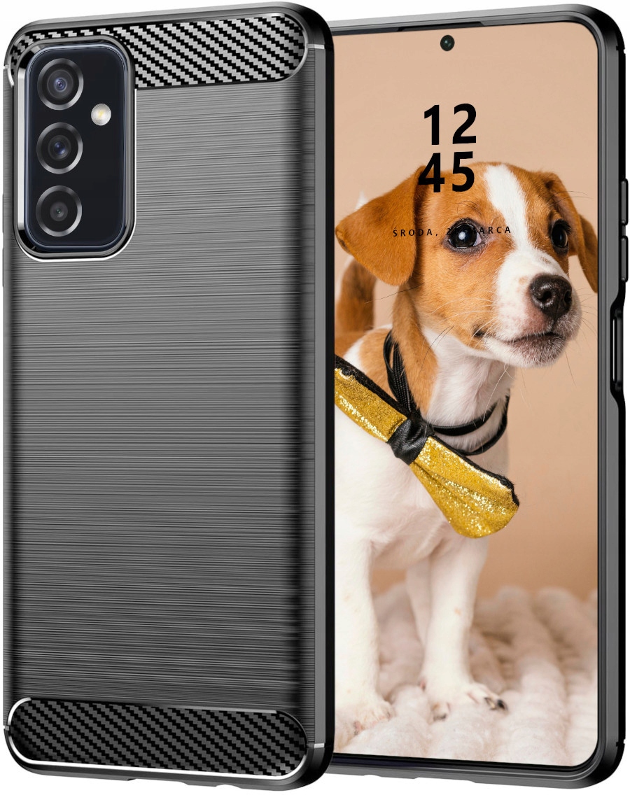 

Etui Pancerne Karbon Do Samsung M52 2x Szkło