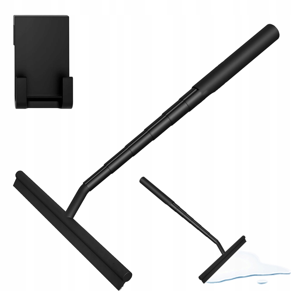 Levně Stěrka Na Vodu Z Oken Sprchového Koutu A Zrcadla S Háčkem