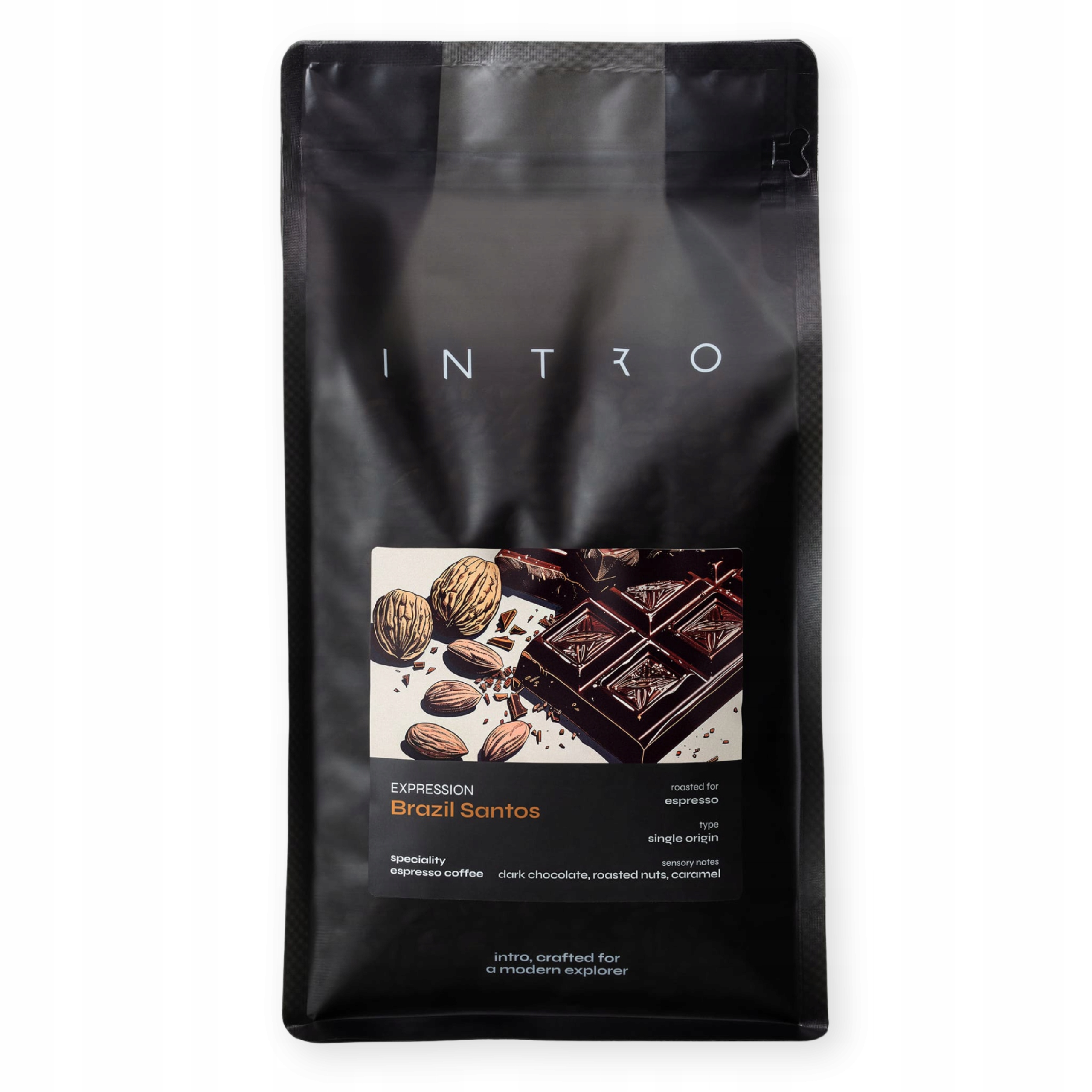 Kawa ziarnista 1kg Brazylia Santos kawa rzemieślnicza, arabica Intro