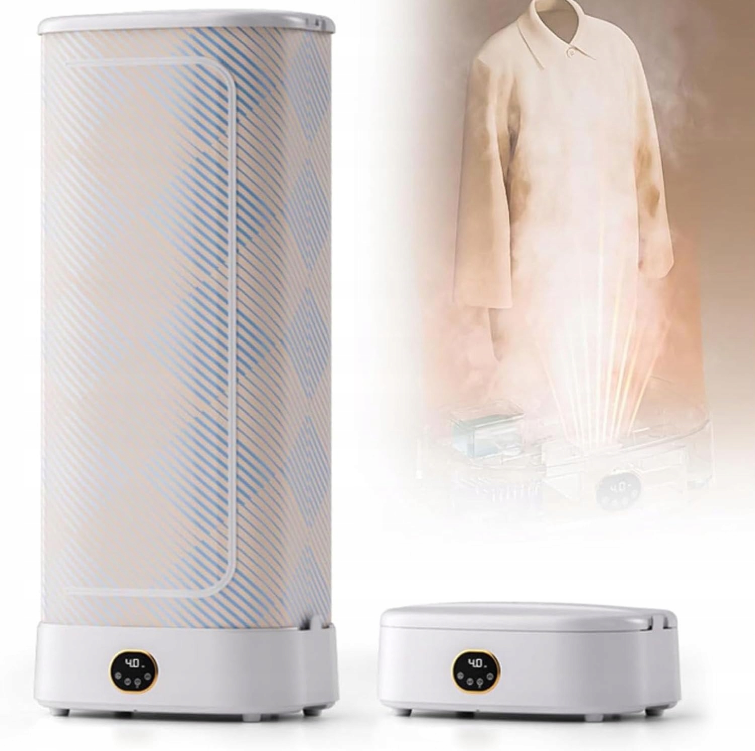 Levně Elektrický sušák na prádlo, skládací, přenosný napařovač 1000 W