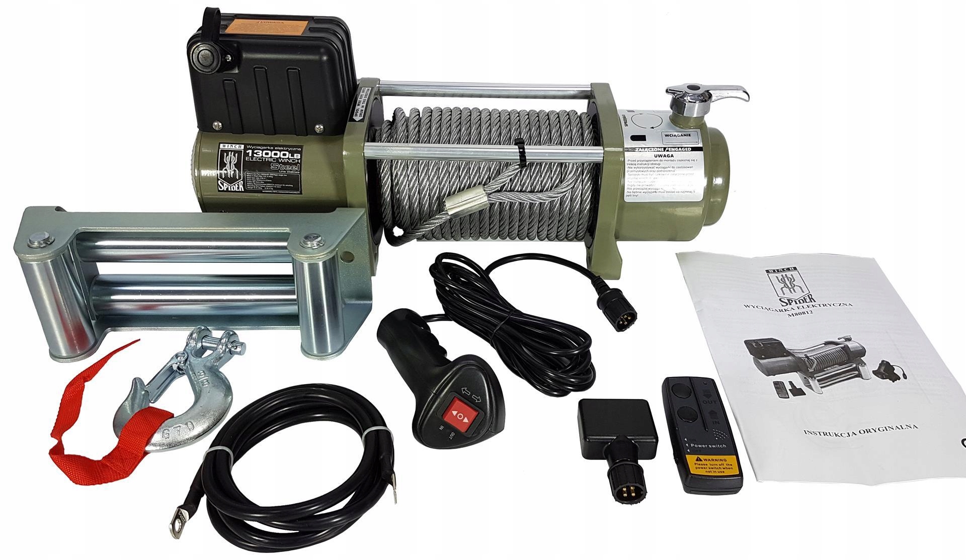 Elektrický naviják 12V 13000 lbs 5896 kg M80812