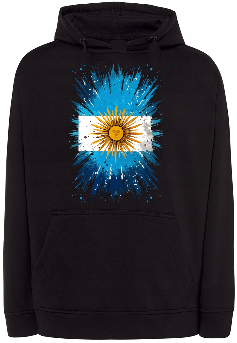 Mikina s kapucí Argentina Jižní Amerika Vlajka vel. L