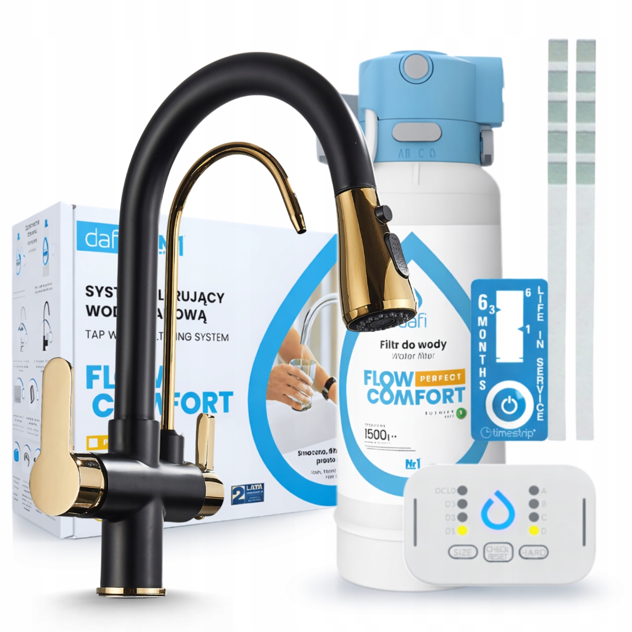 Podskříňový Filtr Dafi Flow Comfort A Výsuvná Baterie Do Kuchyňského Dřezu