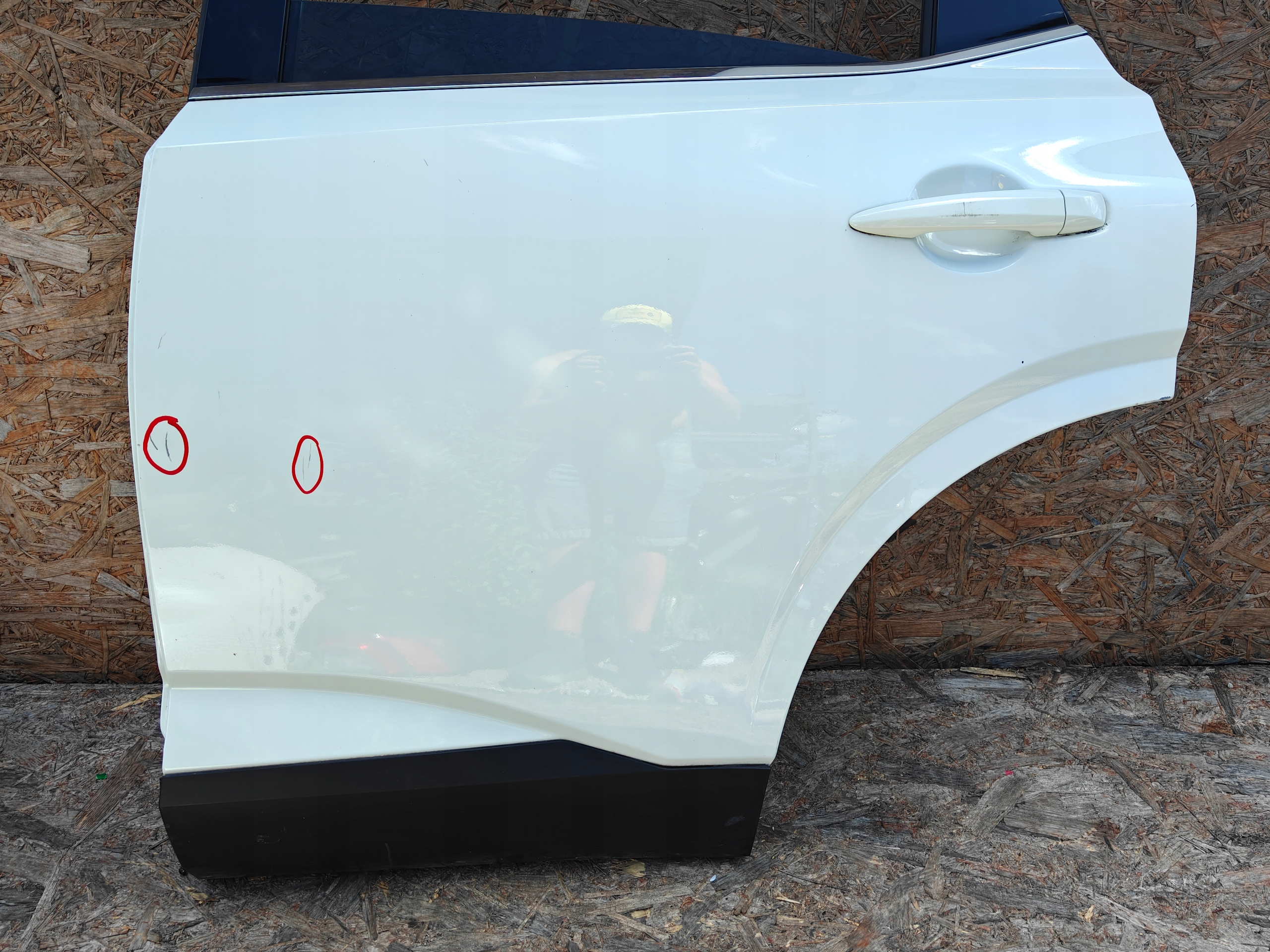 door complete left rear. left rear part NISSAN QASHQAI J12