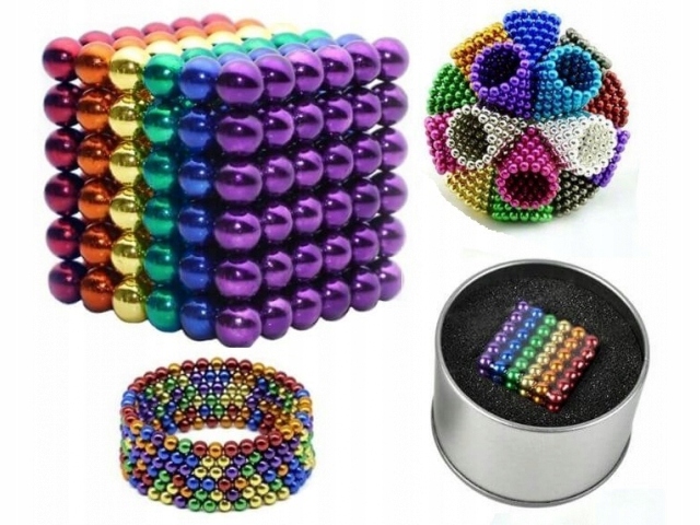 

Kulki Klocki Magnetyczne NeoCube 5mm 216szt Box