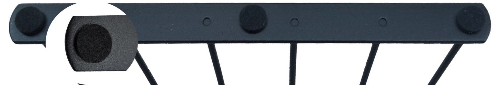 Loftowy stojak na winyle płyty winylowe 5 przegród mieści około 80 płyt Materiał wykonania metal