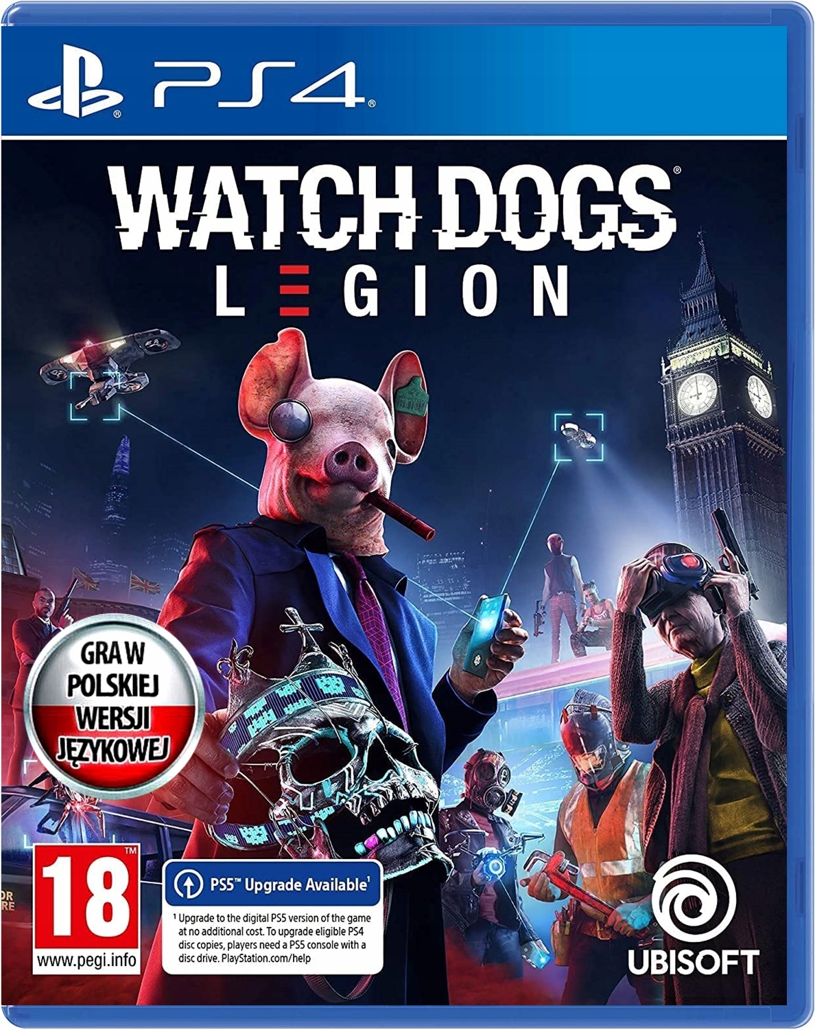 

Nowa Gra Watch Dogs Legion PS4 PS5 Pl Płyta