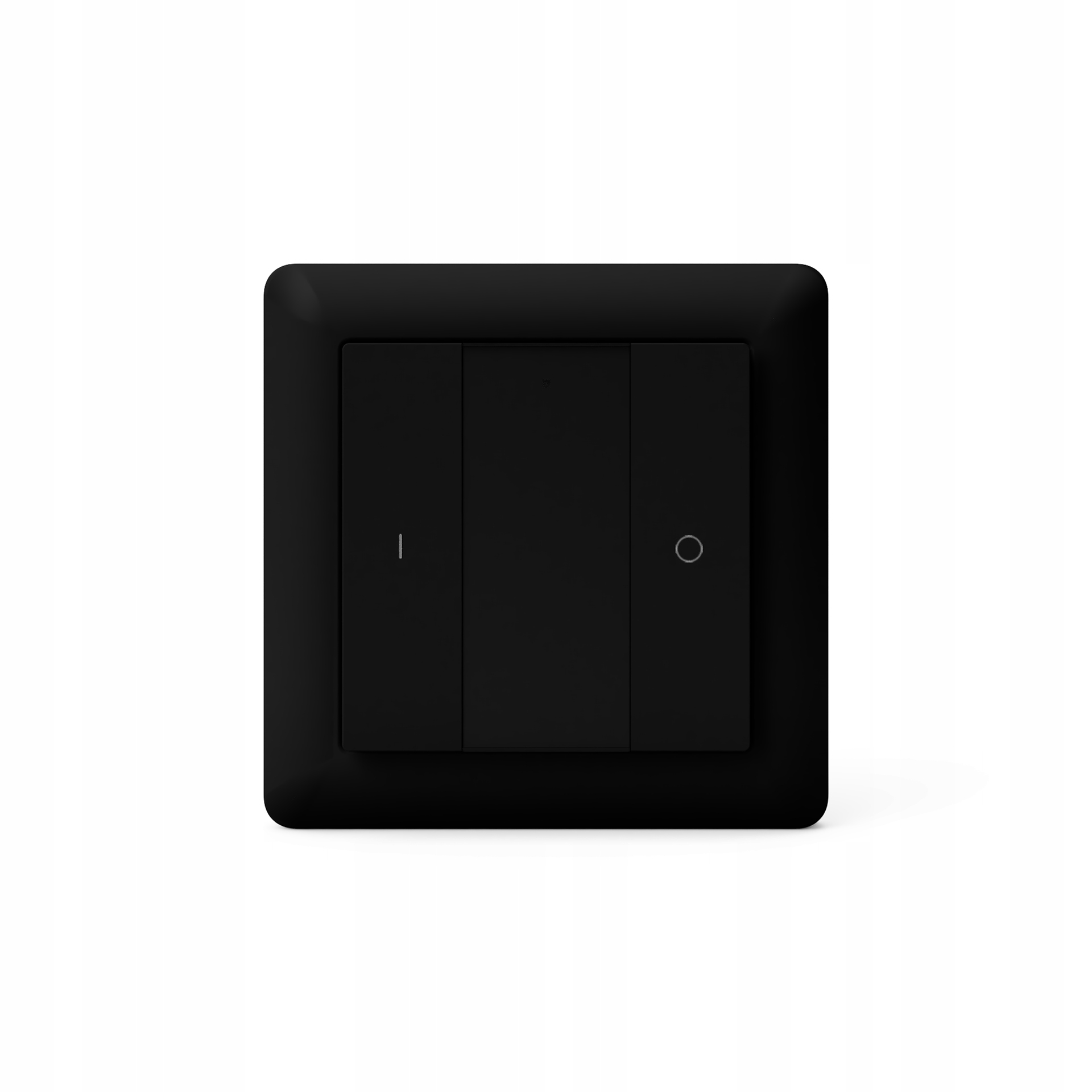 Heatit Z-Push 2x przycisk na ścianę czarny Z-wave Zasilanie akumulatorowe