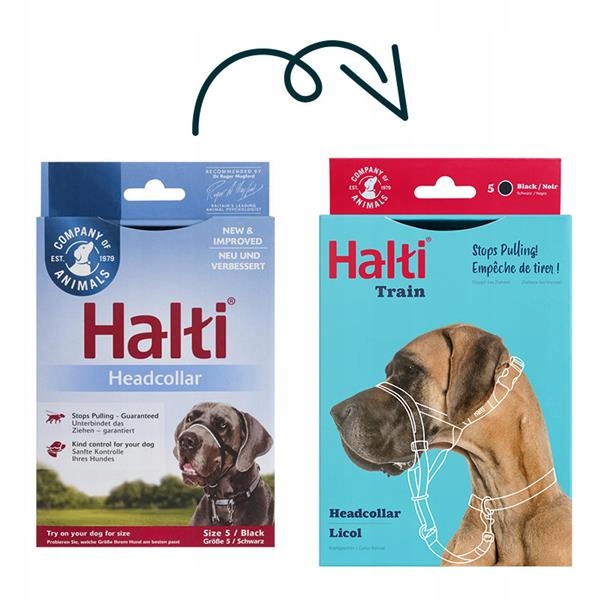 Levně Ohlávka nylon Halti vel. 5 molosoidní, bernardýn Coa