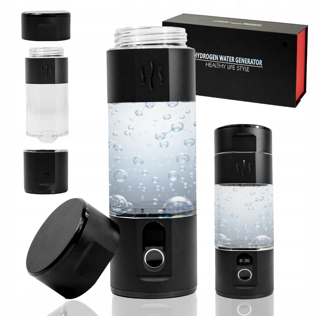 Generator wody wodorowej wodoru Ehm H14 aktywny wodór 210 ml z timerem