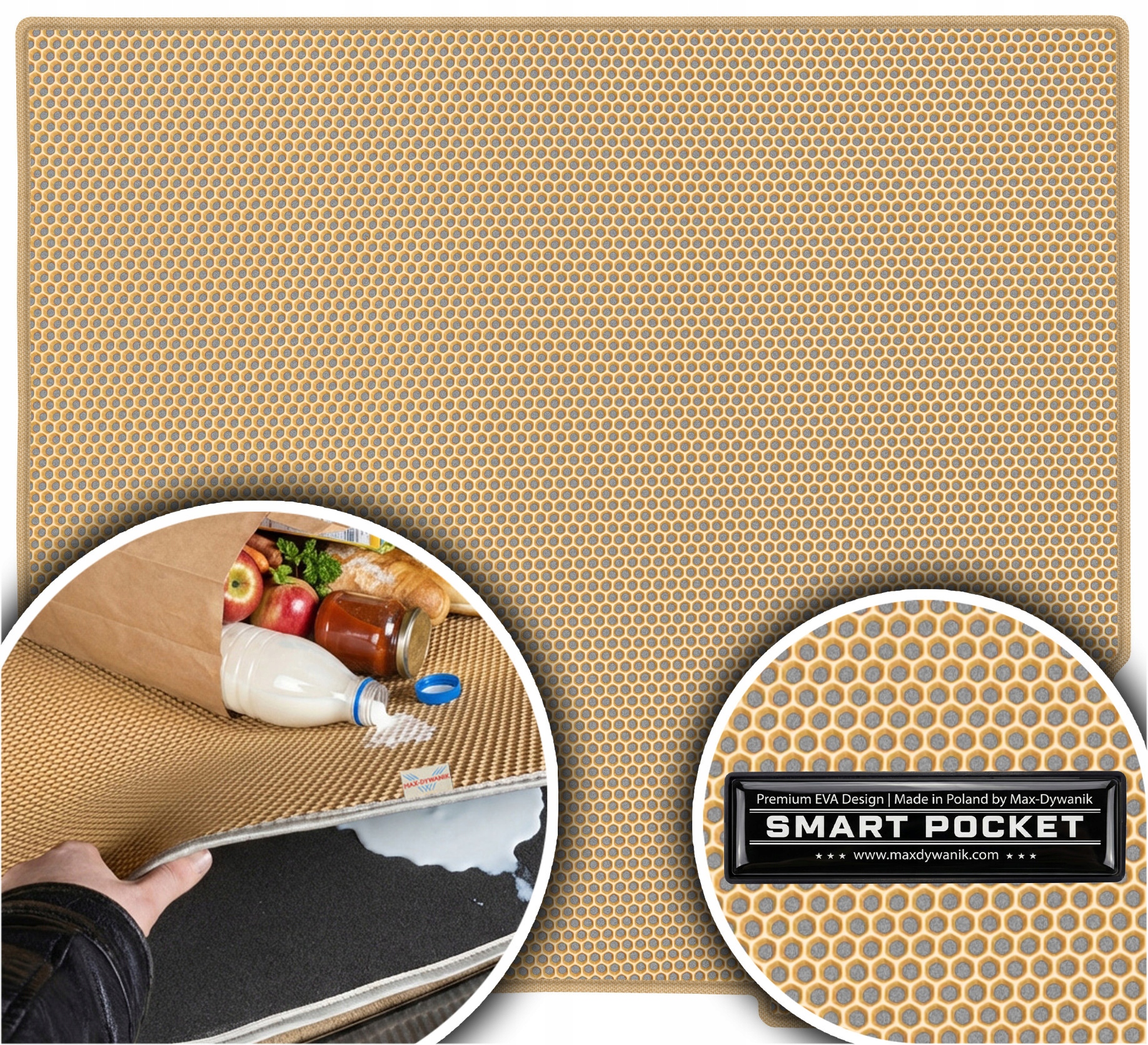 Fiat Talento Van L2 2016-2020 Vložka do kufru Eva Smart Pocket Béžová