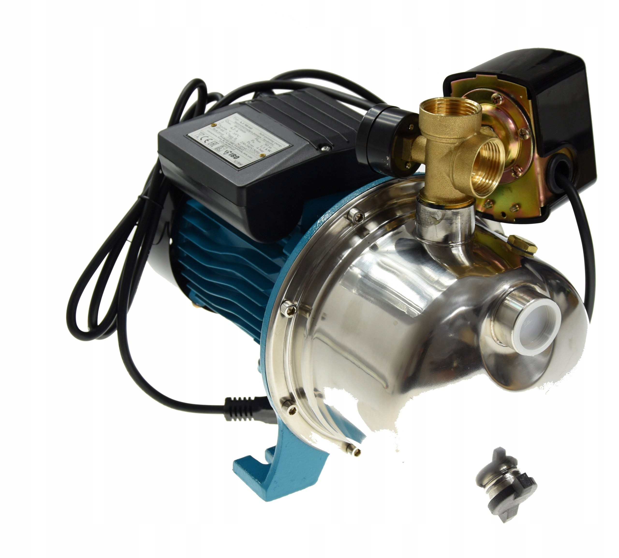 Pompa z osprzętem DO HYDROFORU AJ50/60 HYDROFOROWA Moc silnika 1100 W