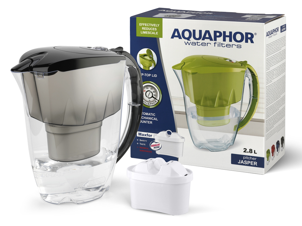 Filtrační Konvice Aquaphor Jasper 2,8L Černá náplň B100-25