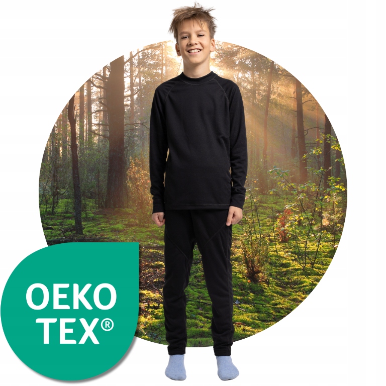 KOSZULKA TERMICZNA DZIECIĘCA 134 OCIEPLANA Z MESZKIEM ODDYCHAJĄCA WYGODNA Kod producenta Koszulka termoaktywna dla dzieci T-F02-134