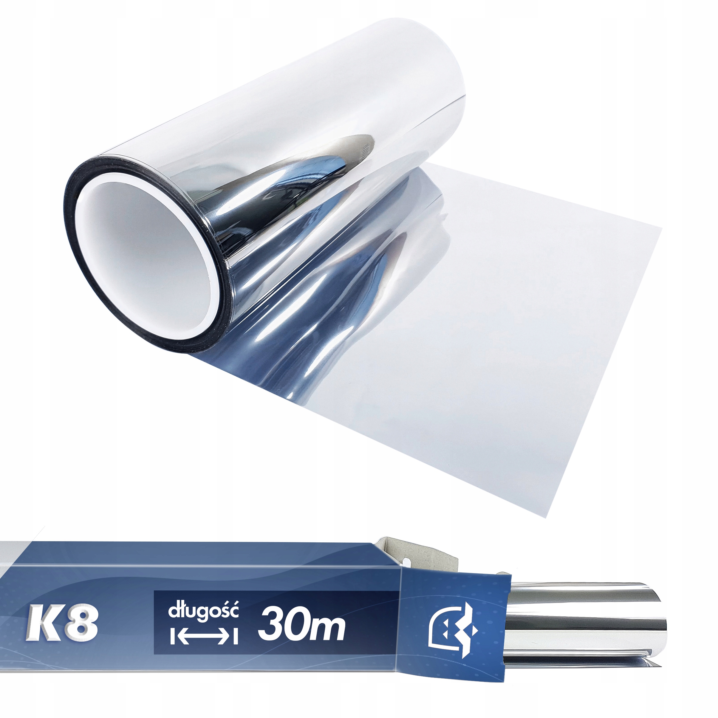 Fólie Protisluneční Lepicí Zrcadlo Benátské Venkovní Rolka 25 cm x 30 m