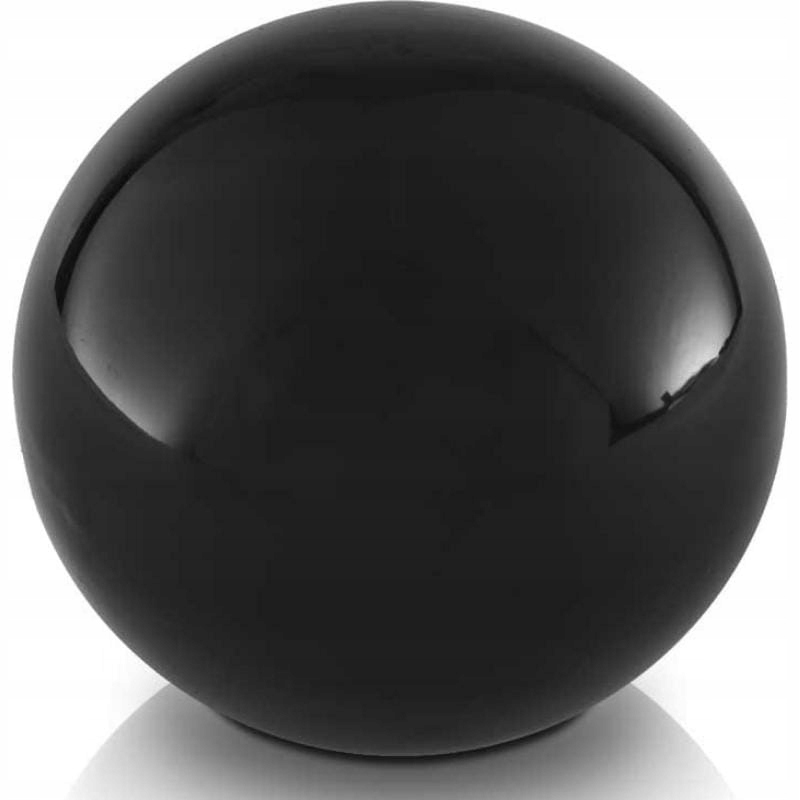 

Czarna ceramiczna kula dekoracyjna Polnix 19 cm