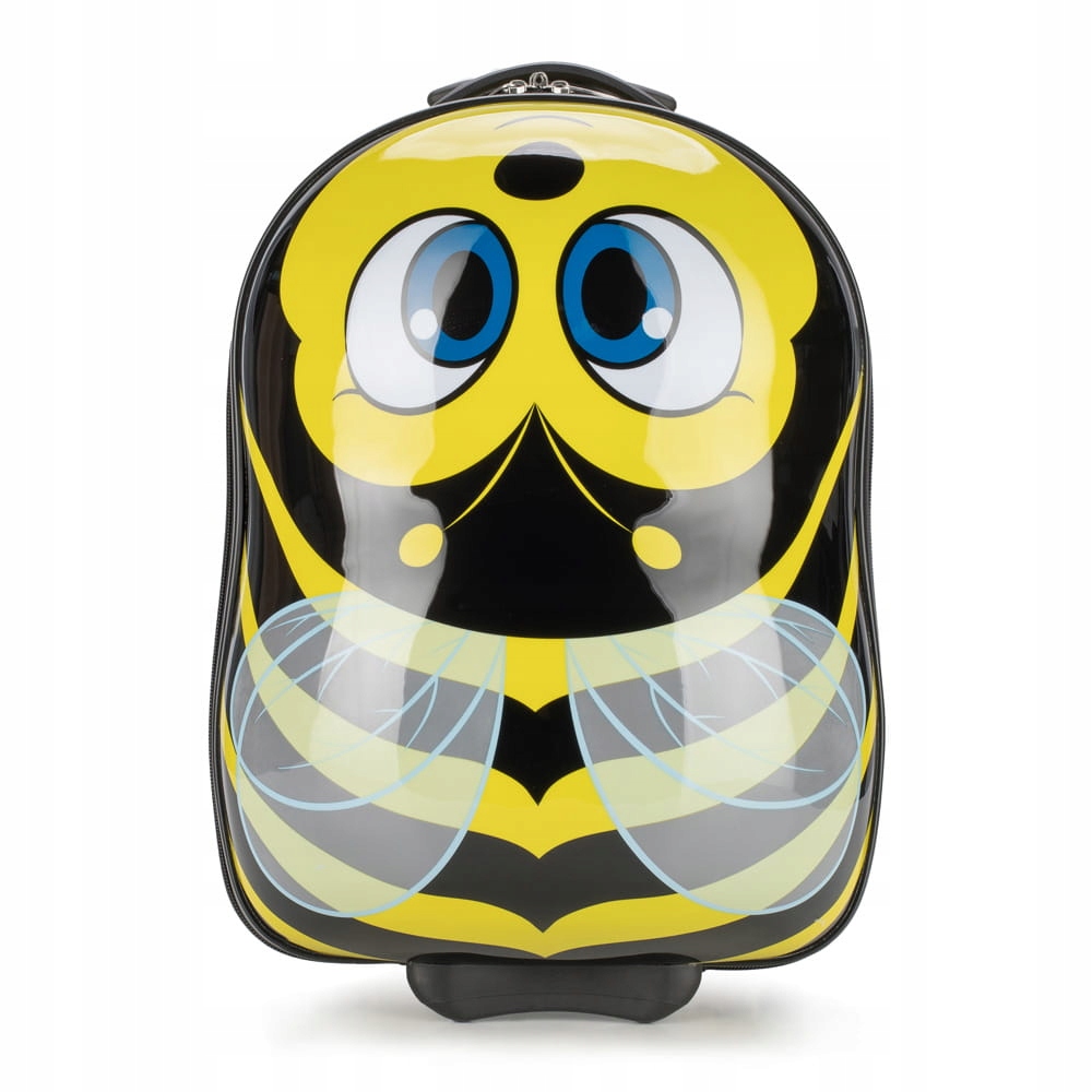 Walizka Wittchen Dziecięca Kabinowa 56-3K-006-B Pszczółka Abs Twarda Kółka