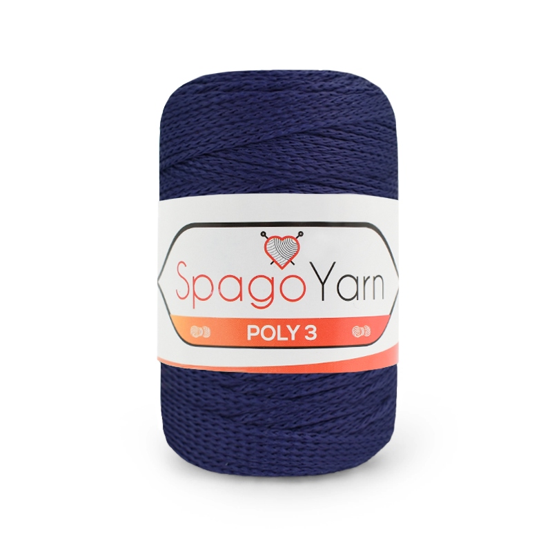 Sznurek Spagoyarn Macrame Poly3 1,5mm 262 atrament