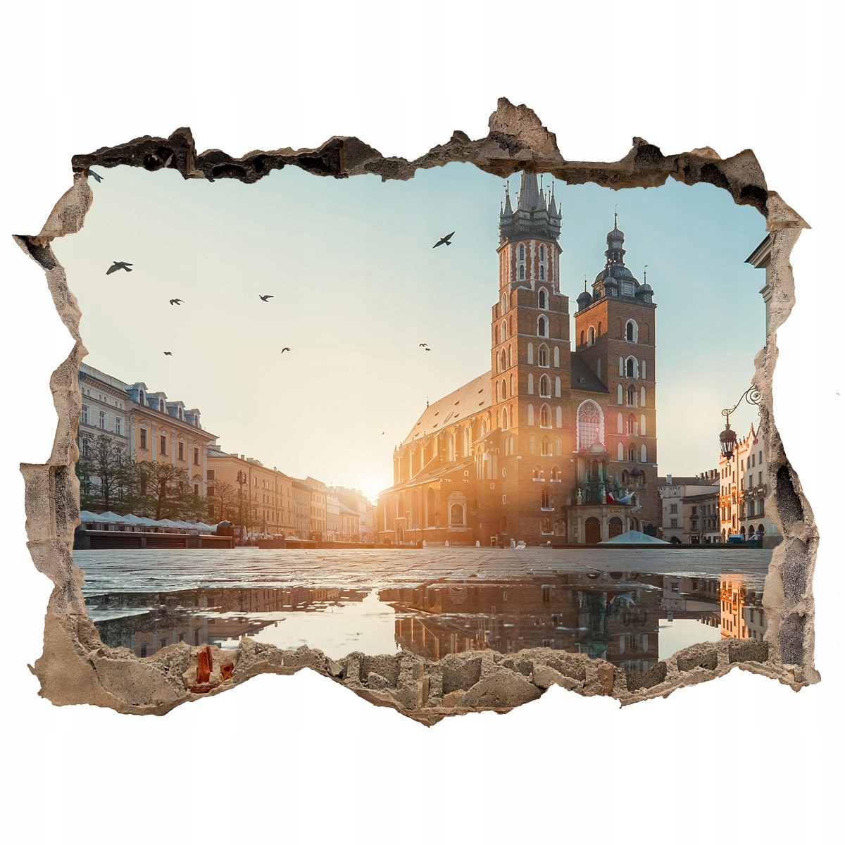 

Fototapeta ścienna dziura 3d Kraków Polska 120x81