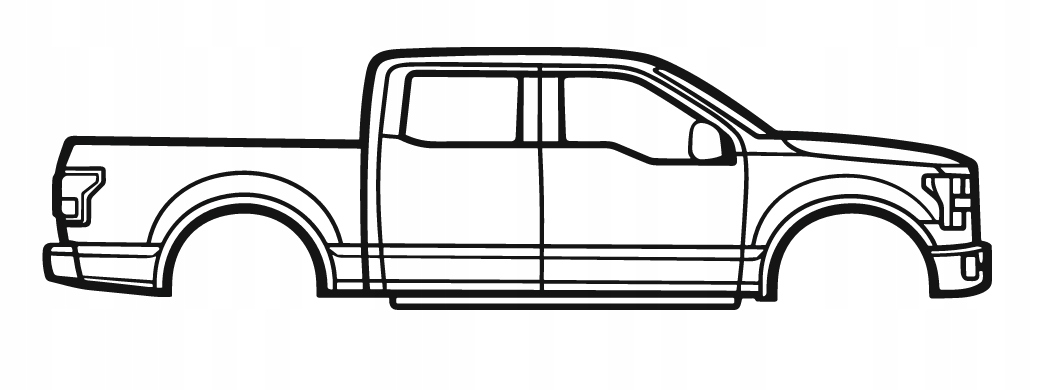nástěnná dekorace Obraz Auto Ford F-150 13TH Gen 2015