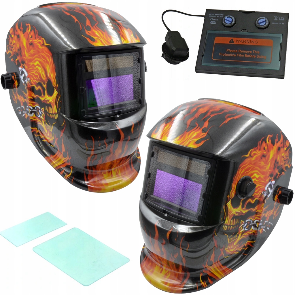 MASKA SPAWALNICZA PRZYŁBICA SAMOŚCIEMNIAJĄCA FILTR