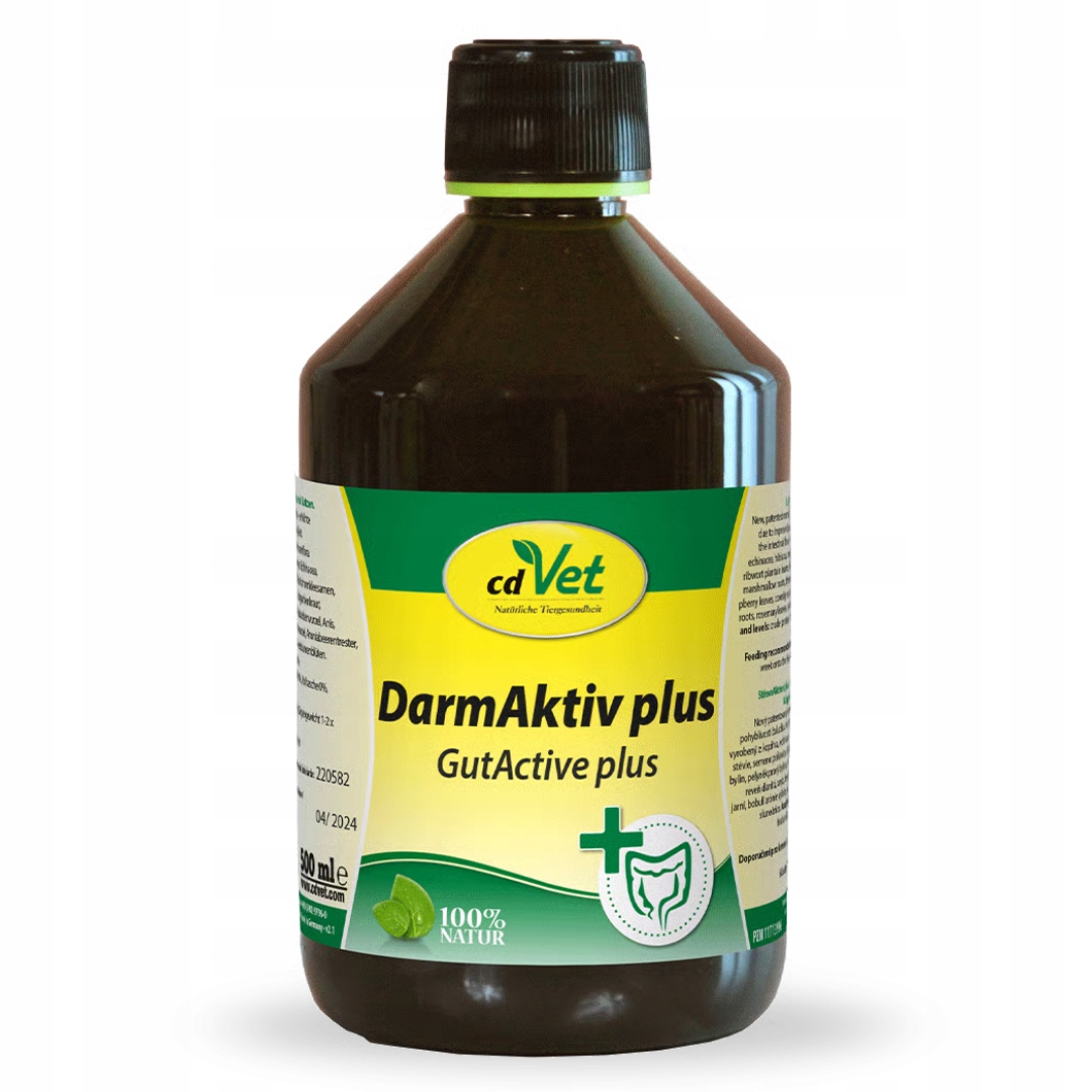 cdVet DarmAktiv Plus 500ml – Naturalny Probiotyk dla Psa i Kota