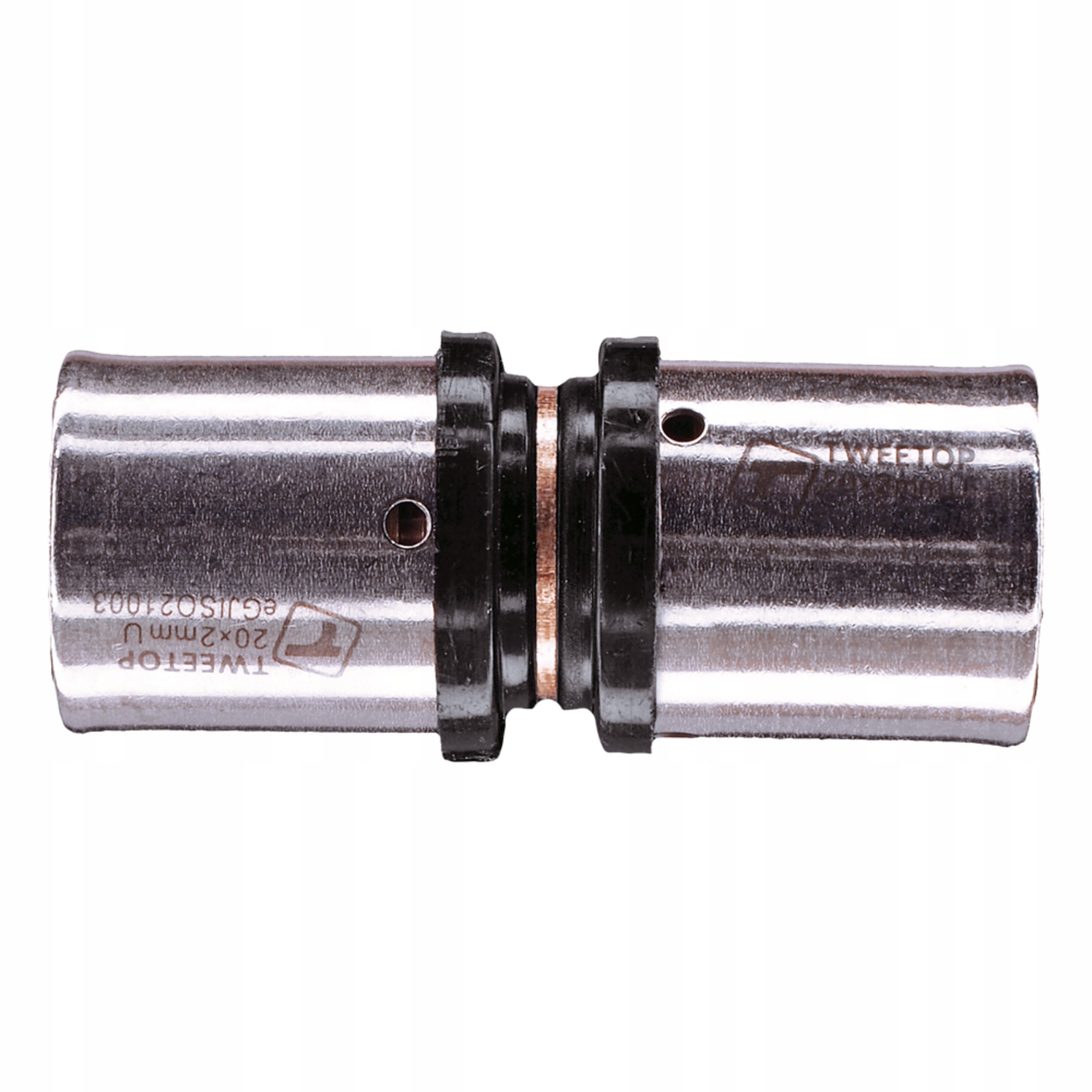 Upínacia Spojka Rovná 63 Mosadz Tweetop Pex