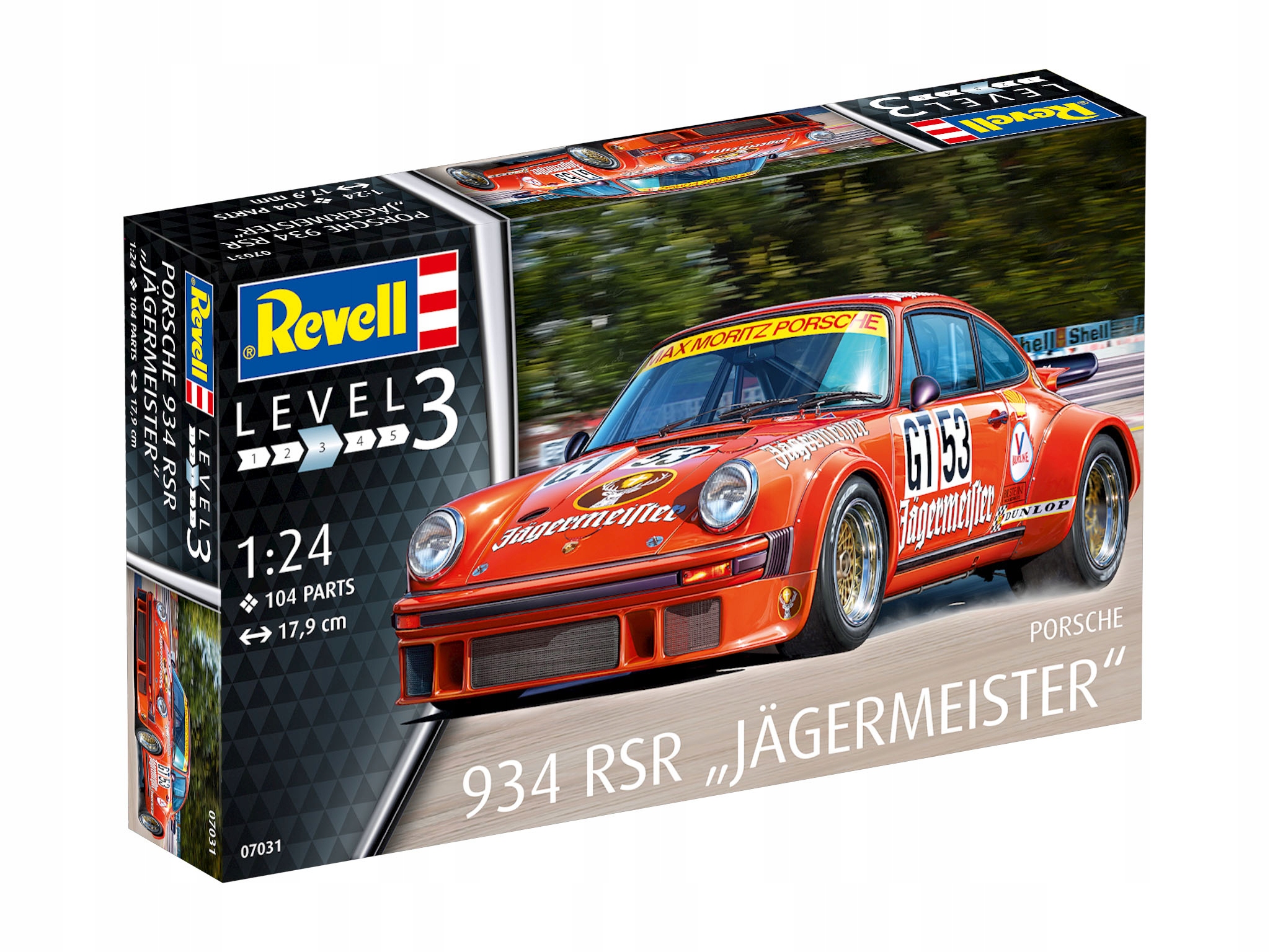 Model Ke Slepení Revell Porsche 934 Rsr Jägerm.