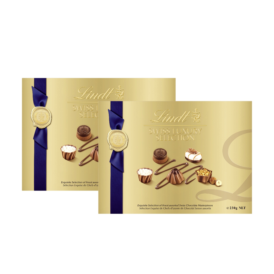 Lindt praliny pralinki czekoladki Swiss Luxury 2x230g pomysł