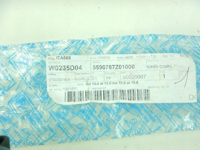 lanko páčka klími PIAGGIO PORTER 92-09 / 5590787Z01000