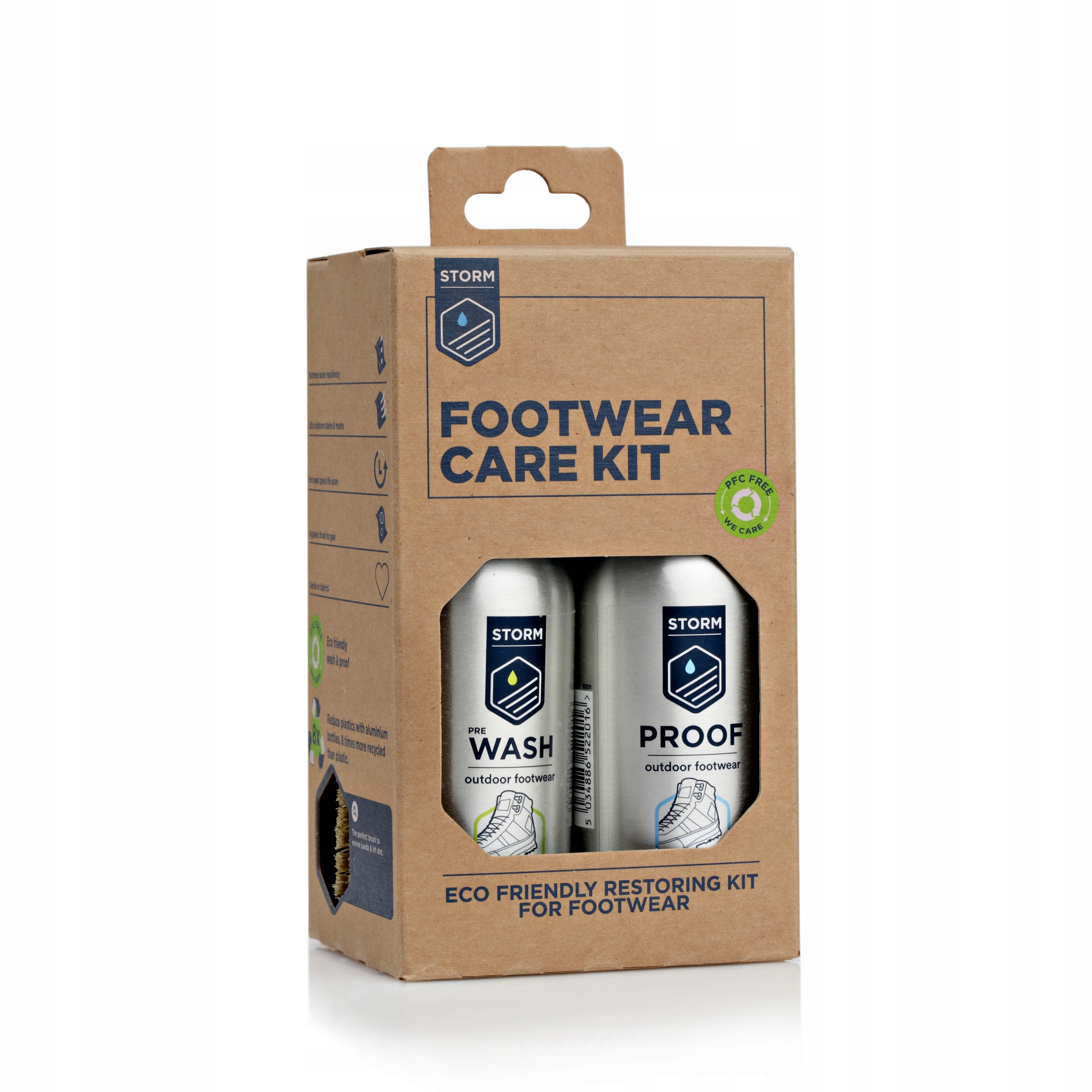 Storm sada na čištění impregnačních přípravků na obuv Footwear Care Kit