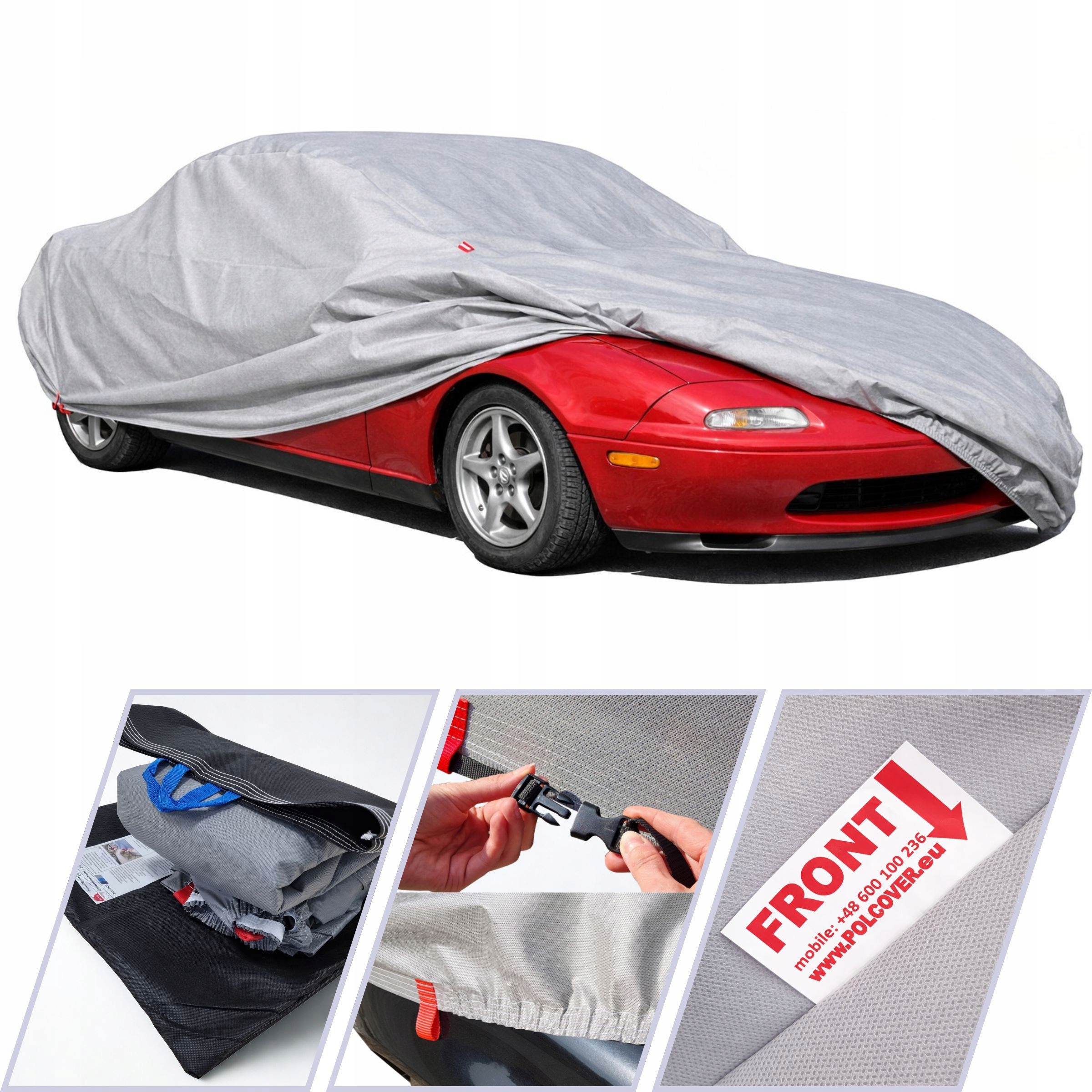 Kryt Krycí Plachta 4W pro auto Mazda MX 5 I, II Fiat Barchetta Pas